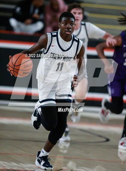 Thumbnail 3 in Brentwood School vs St. Anthony (Beverly Hills Tournament) photogallery.