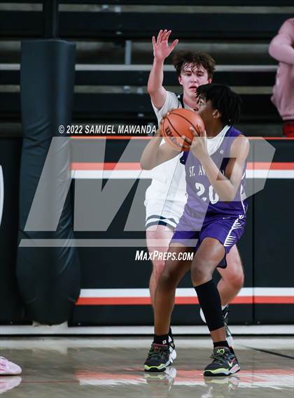 Thumbnail 3 in Brentwood School vs St. Anthony (Beverly Hills Tournament) photogallery.