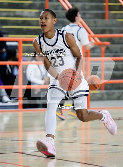 Thumbnail 1 in Brentwood School vs St. Anthony (Beverly Hills Tournament) photogallery.