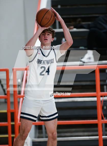 Thumbnail 2 in Brentwood School vs St. Anthony (Beverly Hills Tournament) photogallery.