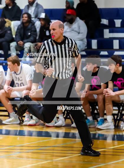 Thumbnail 2 in Mahopac vs Poughkeepsie (Officials vs Cancer Tournament) photogallery.