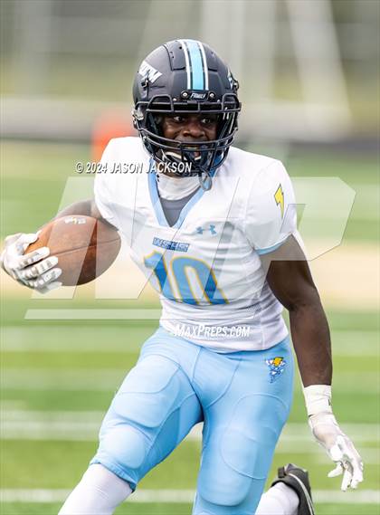 Thumbnail 3 in Union Pines vs Willow Spring (Moore County Kick-off Classic) photogallery.