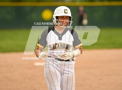 Thumbnail 3 in Cowan vs. Wes-Del (Delaware County Tournament Final)  photogallery.