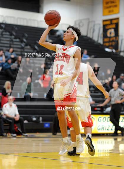 Thumbnail 3 in Capistrano Valley vs. Fullerton (Godinez Tournament) photogallery.