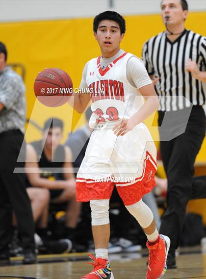 Thumbnail 3 in Capistrano Valley vs. Fullerton (Godinez Tournament) photogallery.