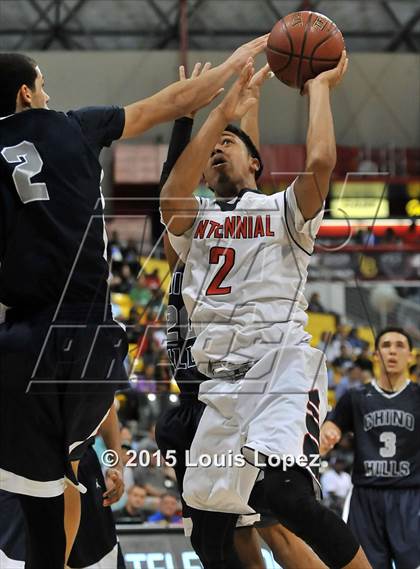 Thumbnail 2 in Chino Hills vs. Centennial (CIF SoCal Regional D1 Final) photogallery.