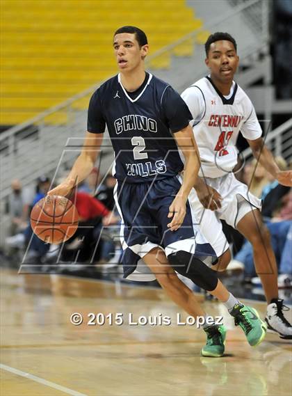 Thumbnail 2 in Chino Hills vs. Centennial (CIF SoCal Regional D1 Final) photogallery.