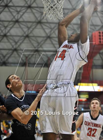 Thumbnail 3 in Chino Hills vs. Centennial (CIF SoCal Regional D1 Final) photogallery.