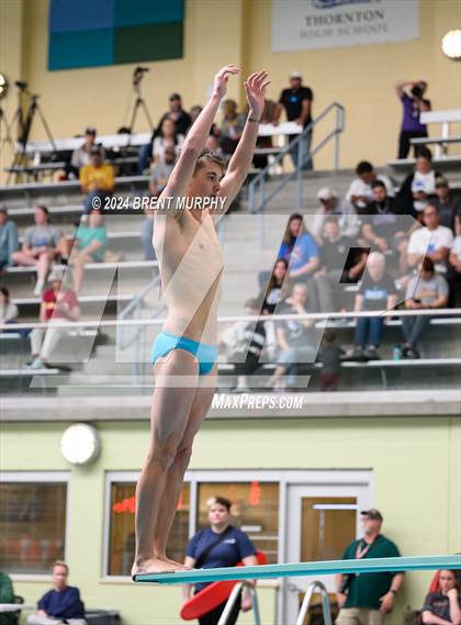 Thumbnail 2 in CHSAA 4A Boys Diving - State Championship photogallery.