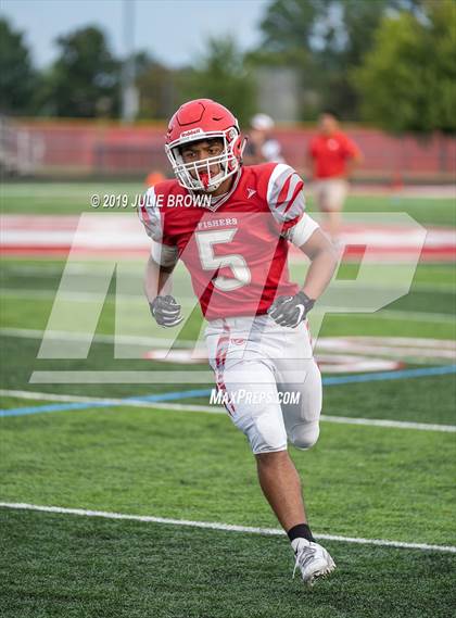 Thumbnail 1 in Lawrence North @ Fishers (Scrimmage) photogallery.