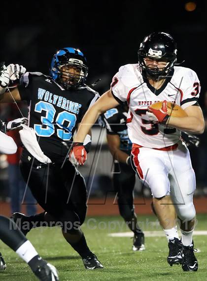 Thumbnail 2 in Upper St. Clair vs. Woodland Hills (WPIAL Semifinal) photogallery.