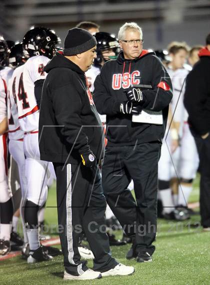 Thumbnail 2 in Upper St. Clair vs. Woodland Hills (WPIAL Semifinal) photogallery.
