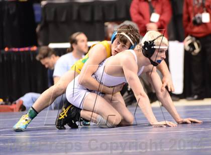 Thumbnail 2 in NCHSAA 1A Wrestling Championships photogallery.