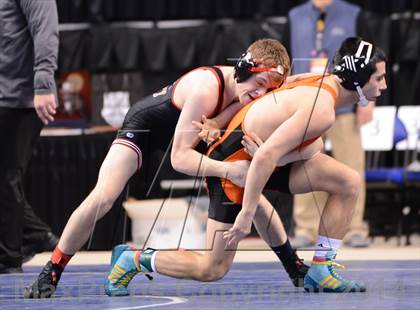 Thumbnail 1 in NCHSAA 1A Wrestling Championships photogallery.