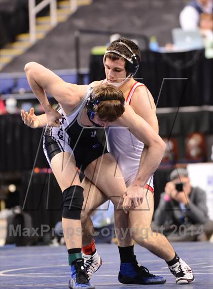 Thumbnail 1 in NCHSAA 1A Wrestling Championships photogallery.