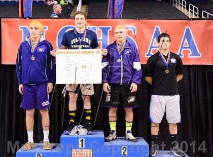 Thumbnail 2 in NCHSAA 1A Wrestling Championships photogallery.