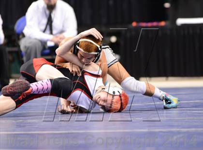 Thumbnail 1 in NCHSAA 1A Wrestling Championships photogallery.