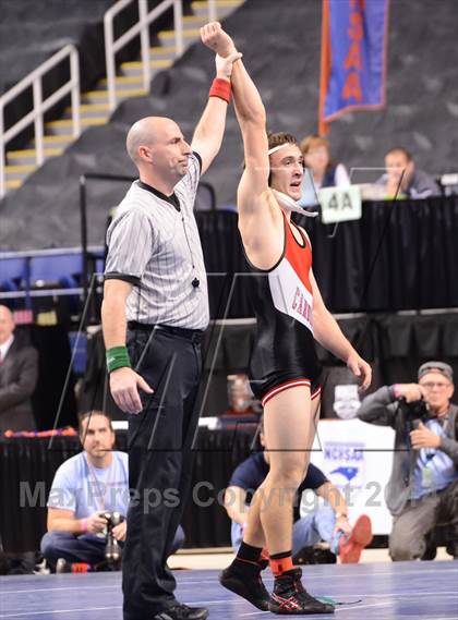 Thumbnail 3 in NCHSAA 1A Wrestling Championships photogallery.