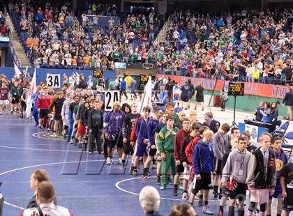 Thumbnail 2 in NCHSAA 1A Wrestling Championships photogallery.