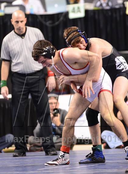 Thumbnail 1 in NCHSAA 1A Wrestling Championships photogallery.