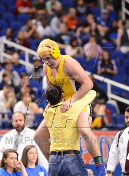 Thumbnail 3 in NCHSAA 1A Wrestling Championships photogallery.