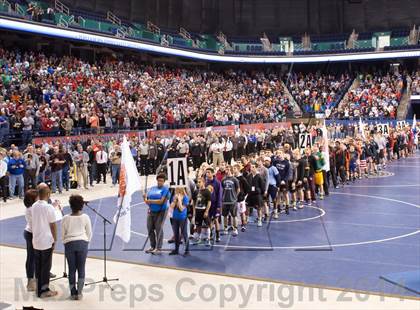 Thumbnail 2 in NCHSAA 1A Wrestling Championships photogallery.