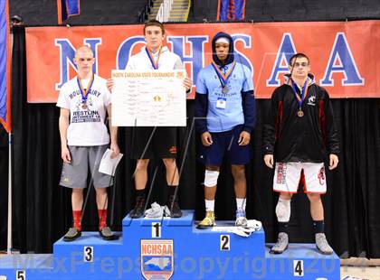 Thumbnail 2 in NCHSAA 1A Wrestling Championships photogallery.