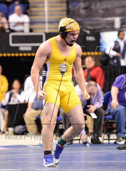 Thumbnail 2 in NCHSAA 1A Wrestling Championships photogallery.