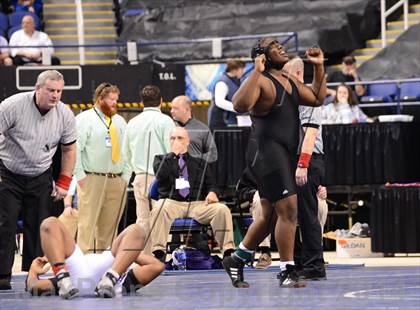 Thumbnail 3 in NCHSAA 1A Wrestling Championships photogallery.