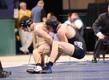 Thumbnail 2 in NCHSAA 1A Wrestling Championships photogallery.