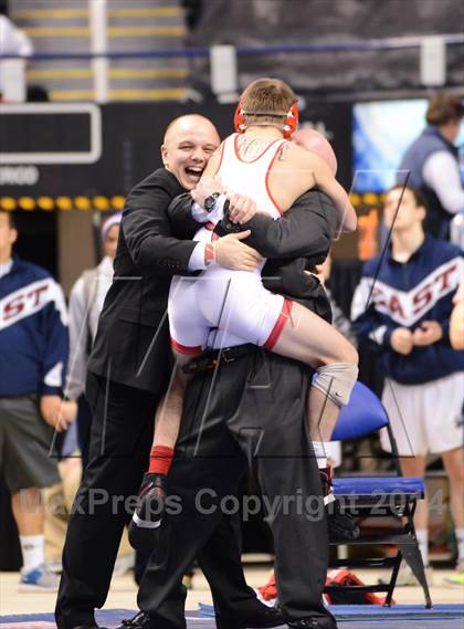 Thumbnail 2 in NCHSAA 1A Wrestling Championships photogallery.