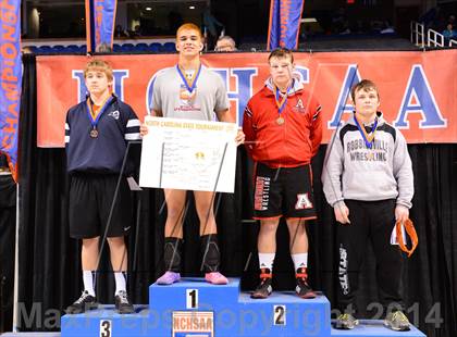 Thumbnail 3 in NCHSAA 1A Wrestling Championships photogallery.
