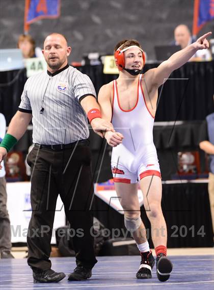 Thumbnail 1 in NCHSAA 1A Wrestling Championships photogallery.