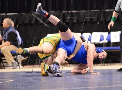 Thumbnail 3 in NCHSAA 1A Wrestling Championships photogallery.