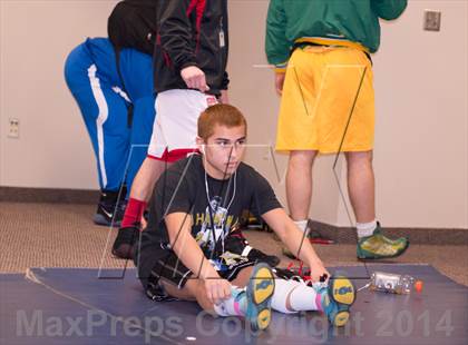 Thumbnail 3 in NCHSAA 1A Wrestling Championships photogallery.