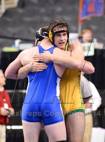Thumbnail 1 in NCHSAA 1A Wrestling Championships photogallery.
