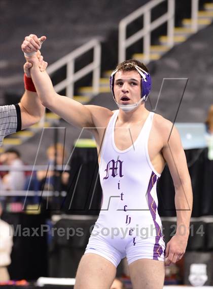 Thumbnail 1 in NCHSAA 1A Wrestling Championships photogallery.