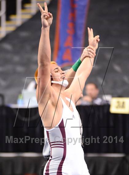 Thumbnail 2 in NCHSAA 1A Wrestling Championships photogallery.