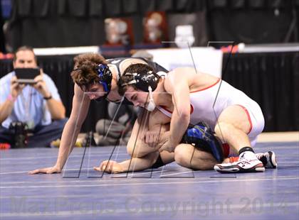 Thumbnail 1 in NCHSAA 1A Wrestling Championships photogallery.