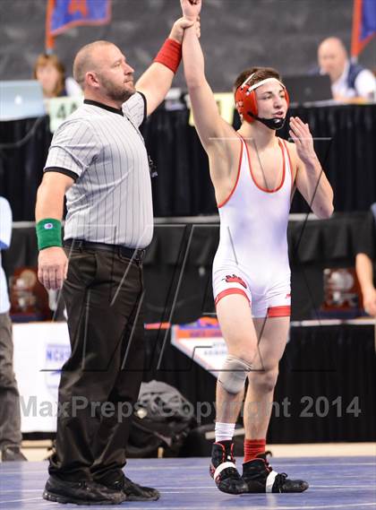 Thumbnail 2 in NCHSAA 1A Wrestling Championships photogallery.
