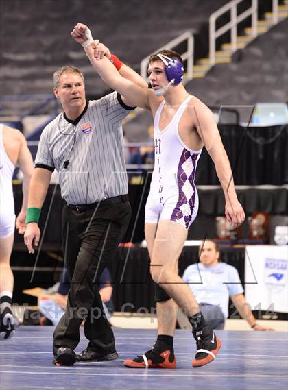 Thumbnail 3 in NCHSAA 1A Wrestling Championships photogallery.