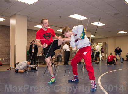 Thumbnail 2 in NCHSAA 1A Wrestling Championships photogallery.