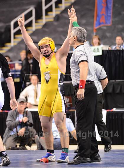Thumbnail 3 in NCHSAA 1A Wrestling Championships photogallery.