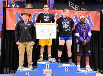 Thumbnail 2 in NCHSAA 1A Wrestling Championships photogallery.