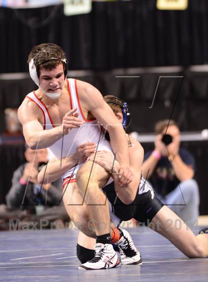 Thumbnail 2 in NCHSAA 1A Wrestling Championships photogallery.