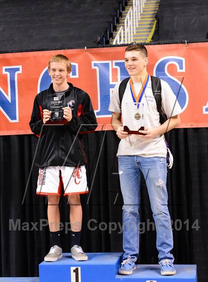 Thumbnail 1 in NCHSAA 1A Wrestling Championships photogallery.