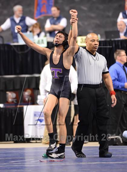 Thumbnail 2 in NCHSAA 1A Wrestling Championships photogallery.