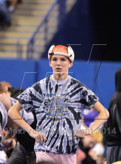 Thumbnail 3 in NCHSAA 1A Wrestling Championships photogallery.
