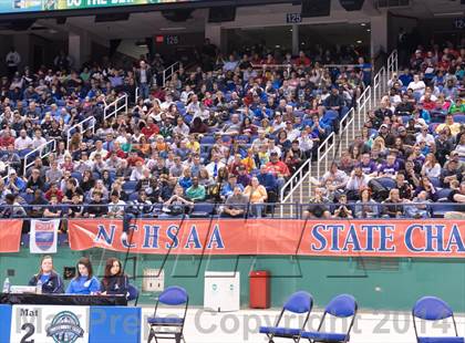 Thumbnail 1 in NCHSAA 1A Wrestling Championships photogallery.