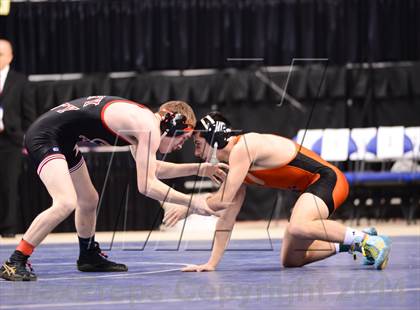 Thumbnail 3 in NCHSAA 1A Wrestling Championships photogallery.
